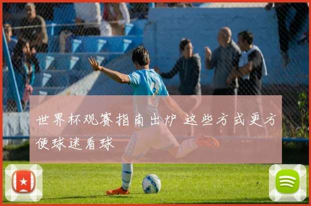 世界杯观赛指南出炉 这些方式更方便球迷看球
